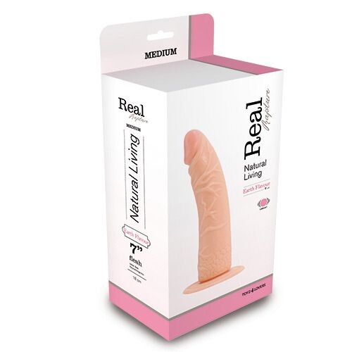 vibratore realistico color carne in pvc morbido con fusto venato testicoli e telecomando a filo cablato per regolazione intensita Vein Desire Flavour macro porosità strutturale zero soft touch