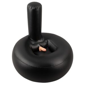 cuscino dell amore gonfiabile vellutato con colonna d appoggio e vibratore realistico venato con dieci modalita di vibrazione telecomando wireless Lust Thruster Luxury calzata classica