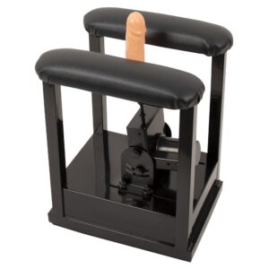 macchina del sesso elettrica con sedia a telaio in acciaio cuscinetti imbottiti pu telecomando a filo e dildo in tpe Sit On Climaxer Power Seat calzata classica
