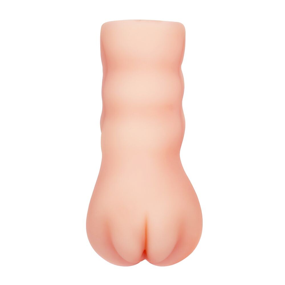 dildo realistico tascabile color carne in tpe morbido flessibile con venature e dimensioni compatte Pocket Lust Horizon dettaglio punta ogivale