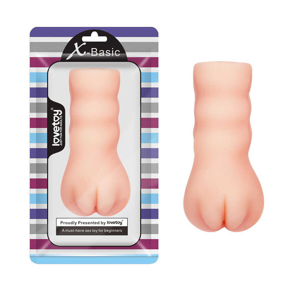 dildo realistico tascabile color carne in tpe morbido flessibile con venature e dimensioni compatte Pocket Lust Horizon macro porosità strutturale zero
