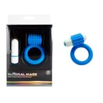 anello fallico vibrante in silicone trasparente elastico per coppia con singolo bullet motorizzato per clitoride e testicoli Mass Single Glide calzata classica