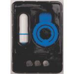 anello fallico vibrante in silicone trasparente elastico per coppia con singolo bullet motorizzato per clitoride e testicoli Mass Single Glide macro porosità strutturale zero soft touch