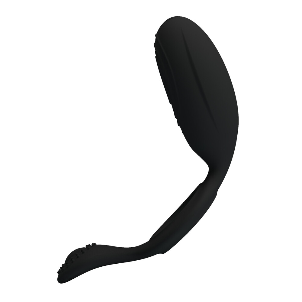 anello fallico vibrante in silicone elastico fucsia con micro rilievi stimolanti e bullet motorizzato removibile a bottone Ethel Kinetic Vista focus micro capsule vibrante