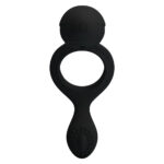 anello fallico vibrante in silicone elastico fucsia con micro rilievi stimolanti e bullet motorizzato removibile a bottone Ethel Kinetic Vista focus rilievi stimolanti superficiali