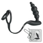 kit di vibratori per stimolazione anale e prostatica in silicone nero con quattro dispositivi inclusi anello fallico e mini bullet Master Hunter Loop focus mini vibratore cinque virgola sei centimetri