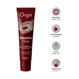 lucidalabbra sensoriale ed edibile trasparente alla fragola con estratto di jambu effetto vibrante sussultorio livello sette Electric Pulse Gloss calzata classica