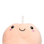 peluche erotico decorativo da regalo in tessuto morbido imbottito da venti centimetri per addio al nubilato e party gadget Plush Novelty 20 dettaglio finitura tessile